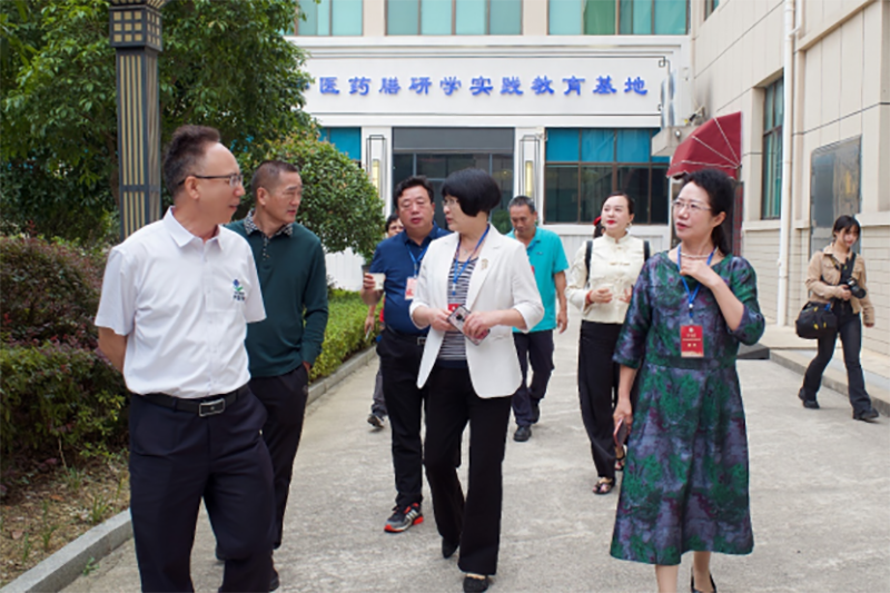 “邵阳红”中医药膳科普教育研学基地在天香生物产业园启动