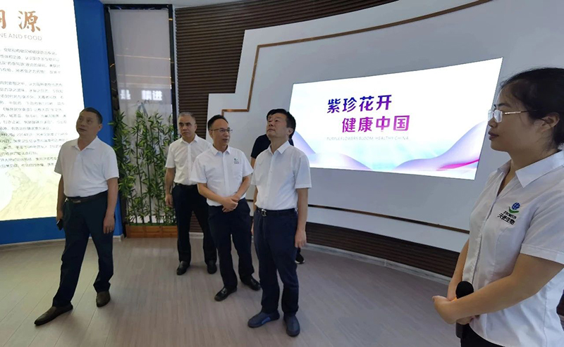 省政协农业农村委领导与邵阳市政协相关领导走访邵阳红出货仓天香生物产业园