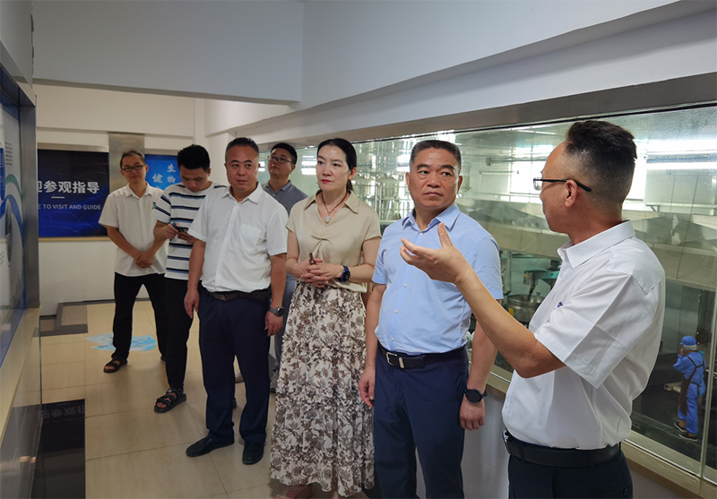 邵阳市委常委、常务副市长王永红一行领导到邵阳红出货仓-天香生物产业园考察指导