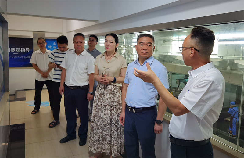 邵阳市委常委、常务副市长王永红一行领导到邵阳红出货仓-天香生物产业园考察指导