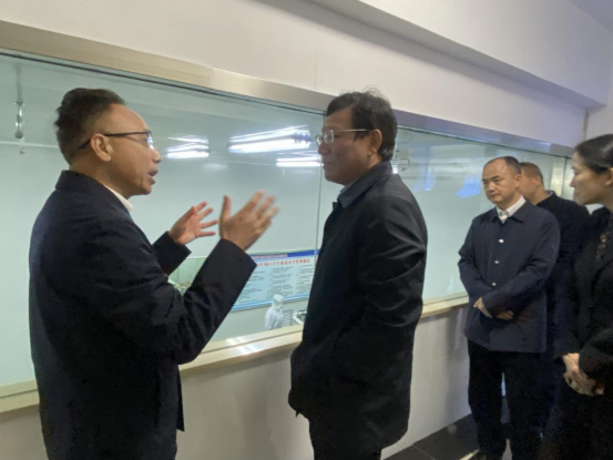 华学健市长莅临天香生物考察调研