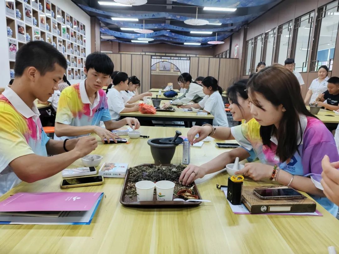 湖南九味中医药研学实践教育基地迎来了一场别开生面的研学实践活动